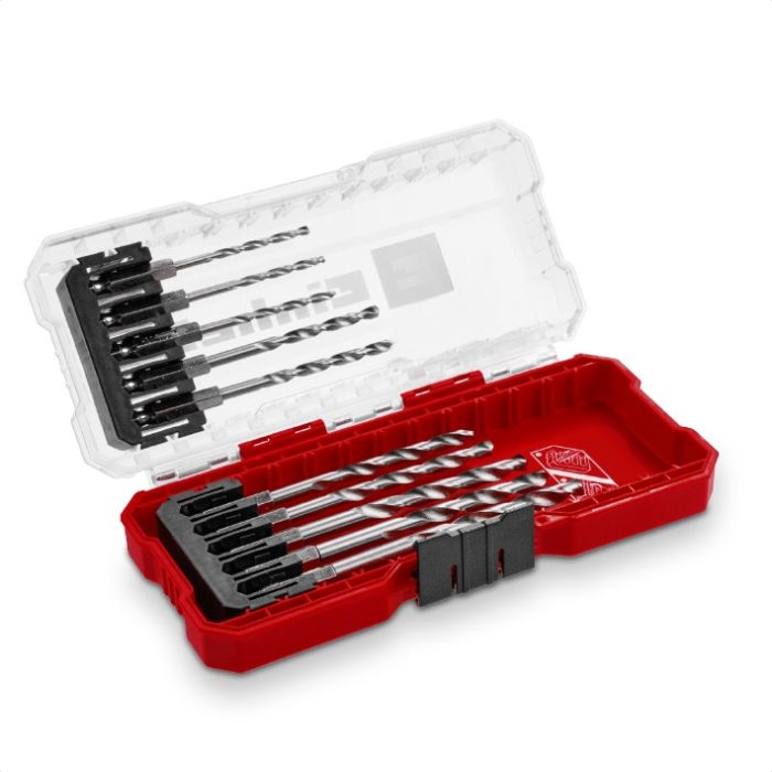 Набор сверл по металлу Einhell HSS, 10 шт, S-Case (108723)