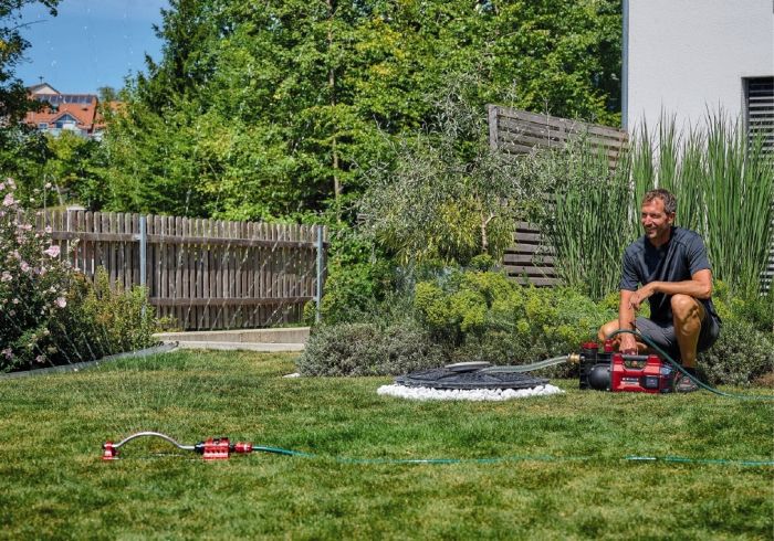 Насос садовий акумуляторний  Einhell AQUINNA 36/34 (4180450) X-Change (без акум.), 36В, 3400 л/год, вис. 37 м, глиб. 6 м, режими ECO/BOOST