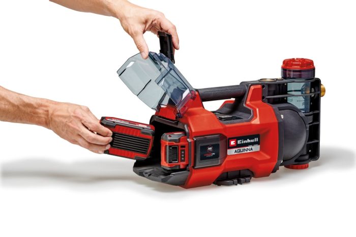 Насос садовий акумуляторний  Einhell AQUINNA 36/34 (4180450) X-Change (без акум.), 36В, 3400 л/год, вис. 37 м, глиб. 6 м, режими ECO/BOOST