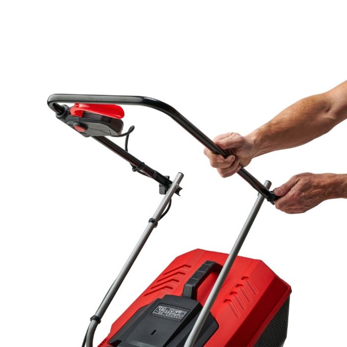 Газонокосарка акумуляторна Einhell GE-CM 18/30 Li X-Change, 18В, акумулятор 3 Аг, зарядка, вис. 30-70 мм, шир. 30 см, для 150 м2