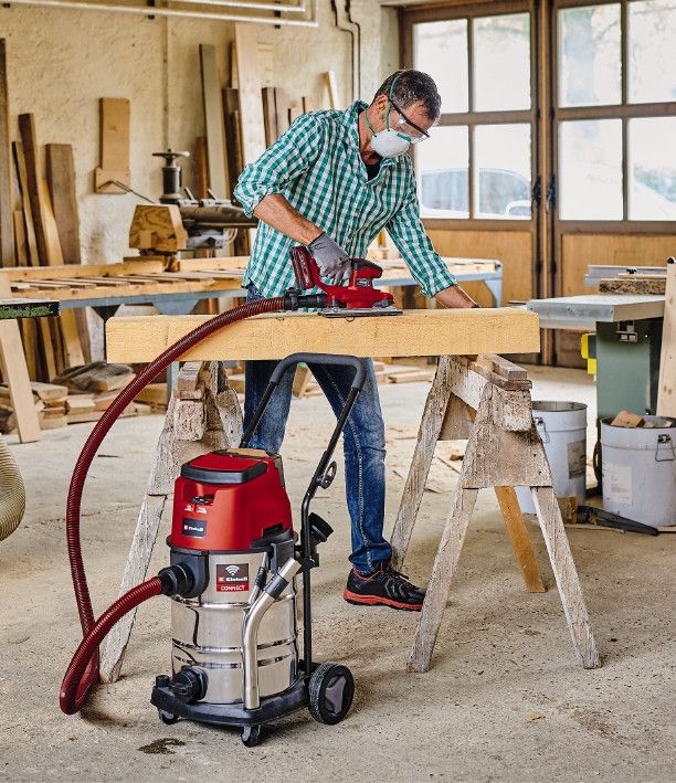 Пилосос для вологого та сухого прибирання акумуляторний Einhell TP-VC 36/30 S