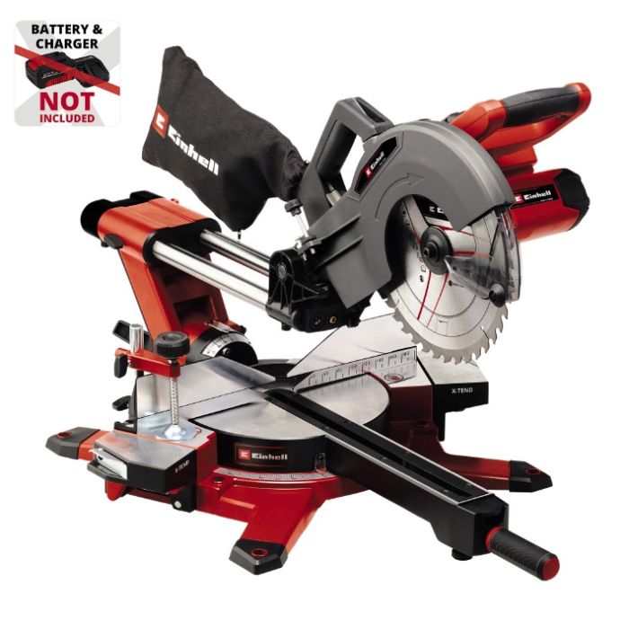 Пила торцева акумуляторна Einhell TE-SM 36/10 L Li-Solo (4300885) - 36 В, 254 мм