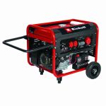 Генератор бензиновий, Einhell TC-PG 8000 ,220/380В, 3200/3600 Вт, 4-тактний, бак 25 л, макс. потужність 3,3/7,5 кВт, сінхронний, номінальний струм 13.9/10.8 А, 2х230В+1х400В