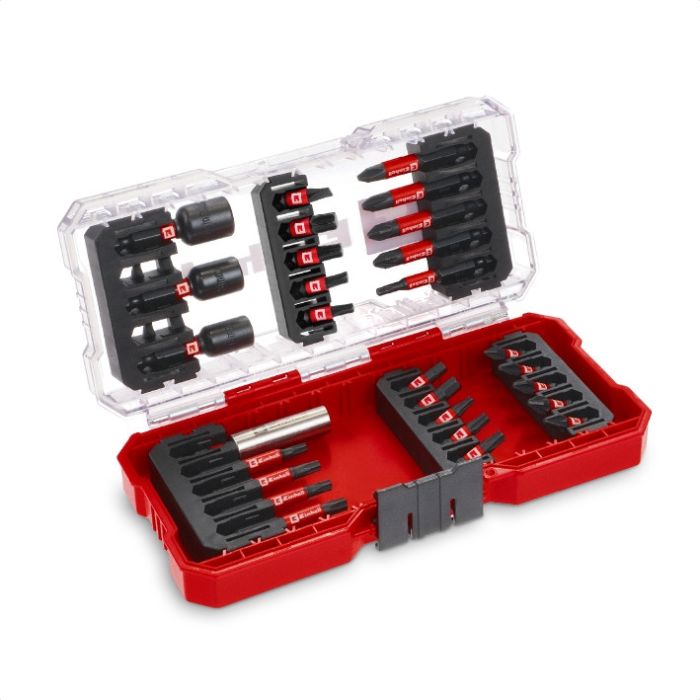 Набор ударных бит и головок Einhell 28 шт, S-Case (108703)