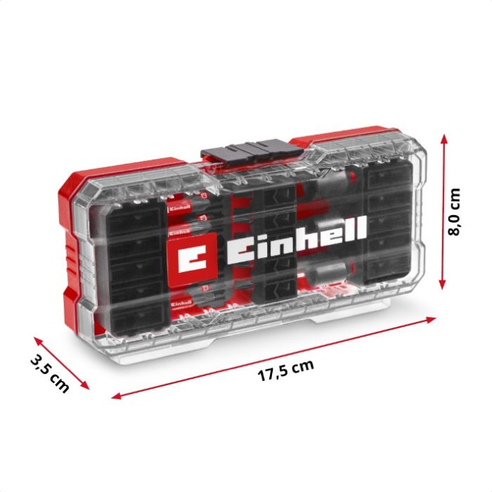 Набор ударных бит и головок Einhell 28 шт, S-Case (108703)