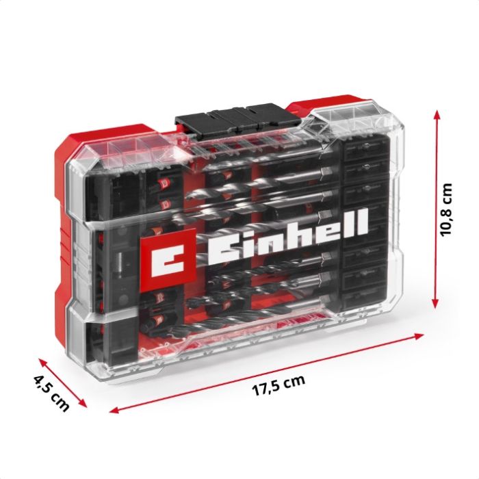 Набор ударных бит и сверл Einhell 39 шт, M-Case (108759)