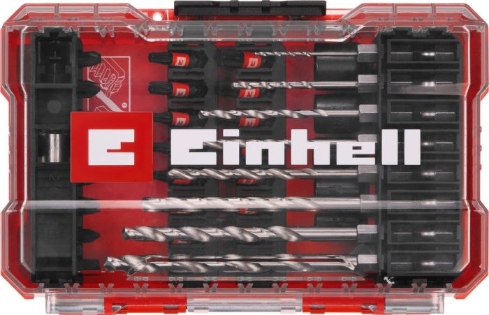 Набор ударных бит и сверл по металлу Einhell 39 шт, M-Case (108773)