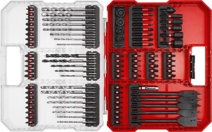 Набор ударных бит и сверл Einhell 95 шт, XL-Box (108798)
