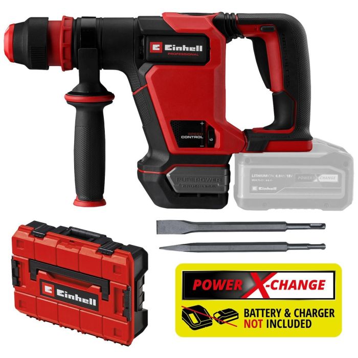 Акумуляторний  професійний відбійний молоток Einhell TP-DH 18/4 Li BL - Solo (4514190)