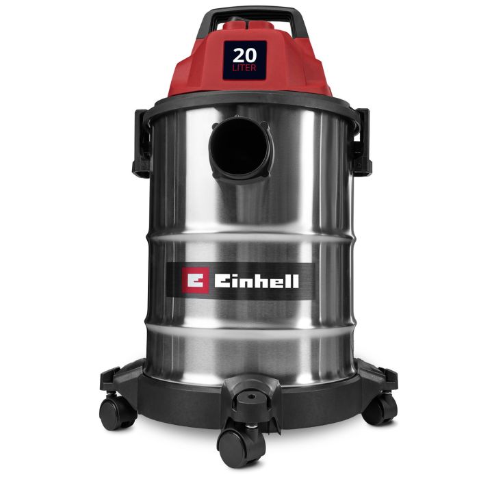  Пилосос будівельний Einhell TC-VC 2045 S , 900 Вт, 180 мбар, 20 л, бак з нержавіючої сталі, шланг 1.5 м