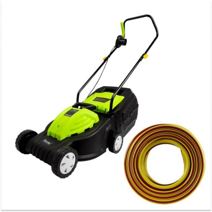 Набір Газонокосарка електрична Gärtner ELM-1232 BL + Поливальний шланг Gartner Water line 3/4" L20
