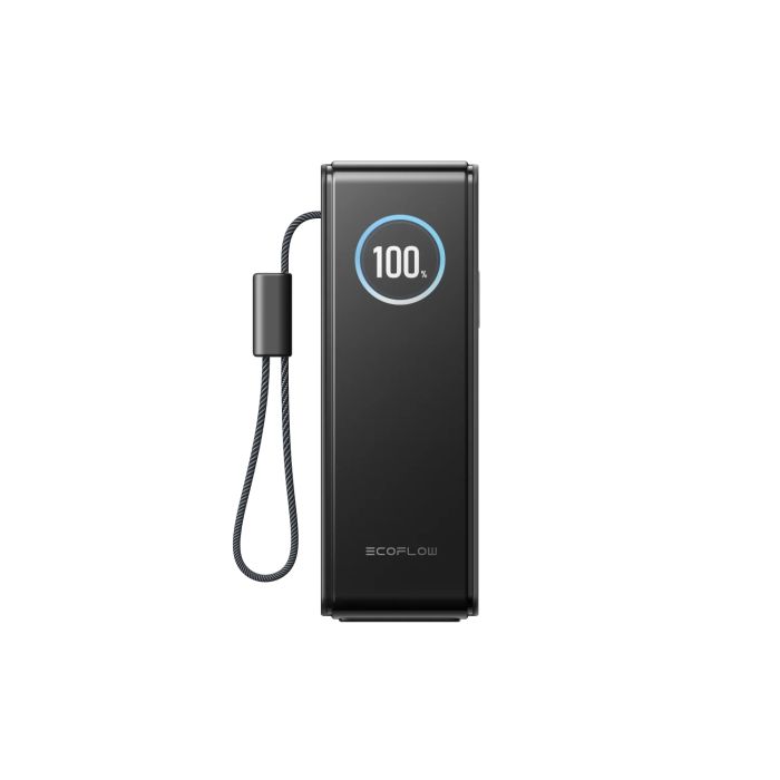 Павербанк EcoFlow RAPID Power Bank з кабелями 25000mAh сріблястий