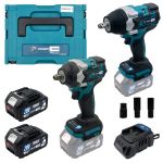 Аккумуляторный набор инструментов PROFI-TEC Combo Set 2/4 POWERLine (DTW500BL, DTW800BL) (2×PT2040MP (4.0 Ач), зарядное устройство)