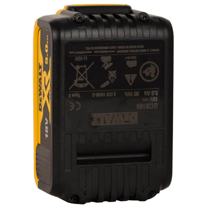 Набір акумуляторних батарей DeWALT DCB184P3