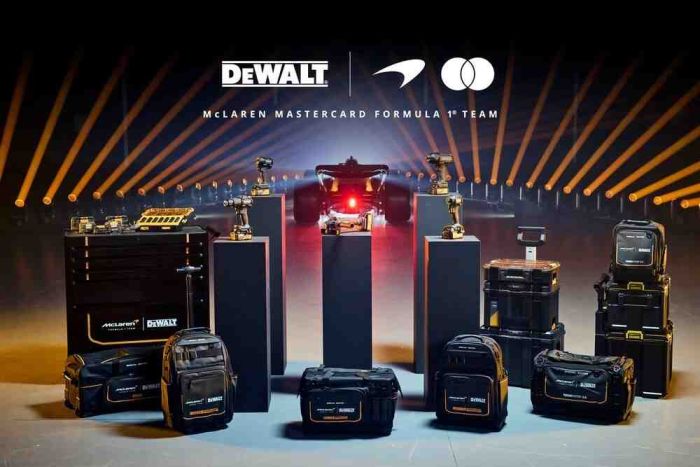Шліфмашина кутова - болгарка акумуляторна безщіткова McLaren F1 TEAM SPECIAL EDITION DeWALT DCG45MP2T