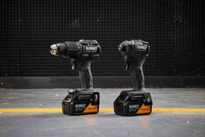 Набір з двох інструментів акумуляторних безщіткових McLaren F1 TEAM SPECIAL EDITION DeWALT DCK2222MP2T