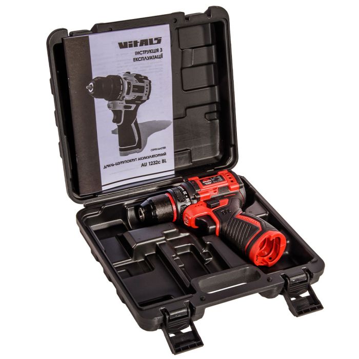 Дриль-шурупокрут акумуляторний Vitals Master AU 1232c BL