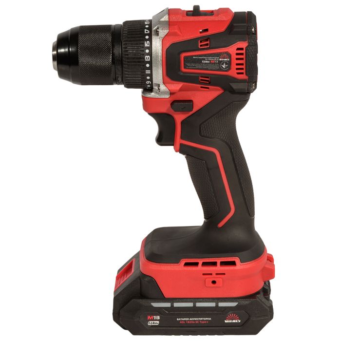 Дриль-шурупокрут акумуляторний Vitals Master AU 1835abc BL Kit