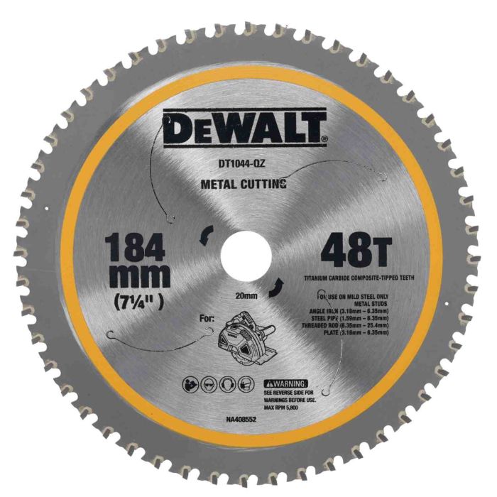 Диск пиляльний METAL CUTTING DeWALT DT1044