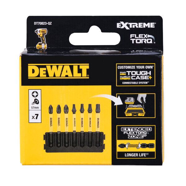 Касета з бітами FlexTorq DeWALT DT70823