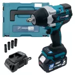 Аккумуляторный гайковерт PROFI-TEC DTW800BL POWERLine (1×PT2040MP (4.0 Ач), зарядное устройство)