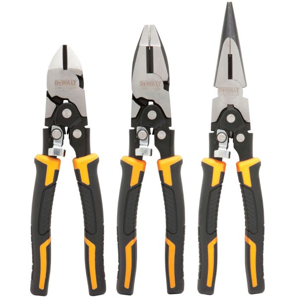 Набір з трьох шарнірно-губцевих інструментів Compound Action DeWALT DWHT0-70485 Набір з трьох шарнірно-губцевих інструментів Compound Action DeWALT DWHT0-70485