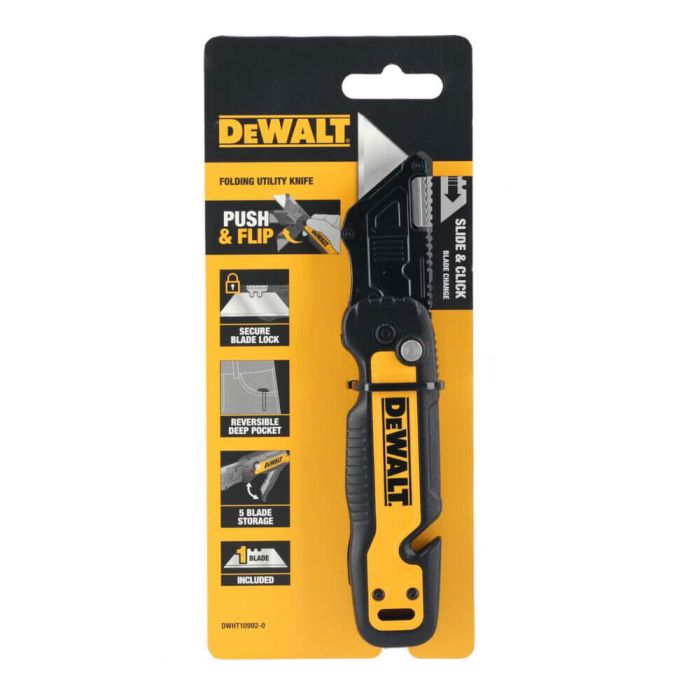Ніж складаний з фіксованим лезом для оздоблювальних робіт DeWALT DWHT10992-0
