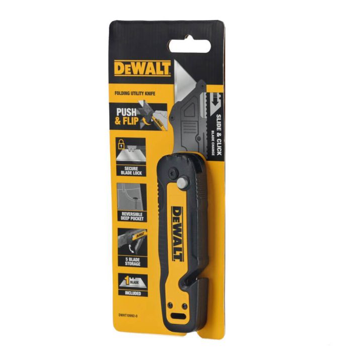 Ніж складаний з фіксованим лезом для оздоблювальних робіт DeWALT DWHT10992-0
