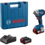 Акумуляторний ударний гайковерт Bosch GDS 18V-350 Professional 2 акб GBA 18V 4.0Ah та з/п GAL 18V-20 у L-Case