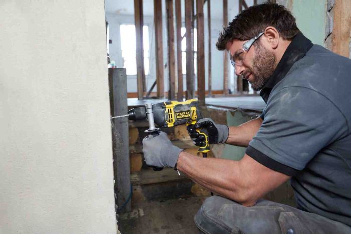Дриль мережевий ударний 750 Вт, 0-3200 об/хв, 54400 уд/хв STANLEY FatMax STANLEY FATMAX FMEH750K