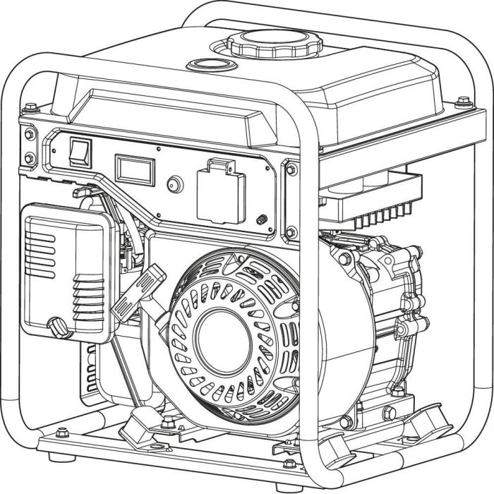 Генератор бензиновий інверторний Vitals IG 2.3bl