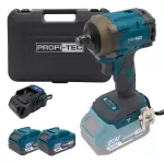 Аккумуляторный гайковерт PROFI-TEC PPTW4520 POWERLine (2×PT2040VX (4.0 Ач), зарядное устройство)