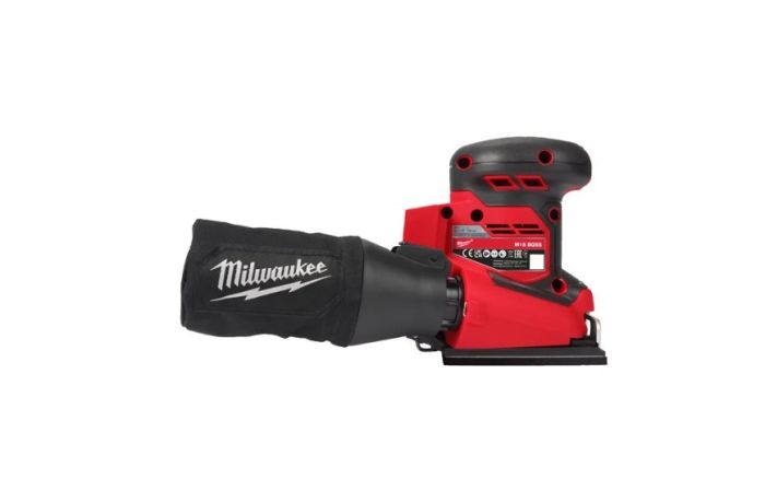 Шлифмашина вибрационная аккумуляторная MILWAUKEE M18 BQSS-0 (каркас)