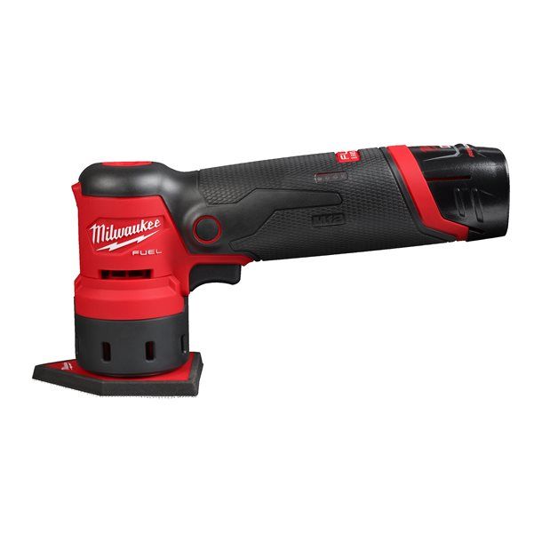 Шлифмашина вибрационная аккумуляторная бесщёточная MILWAUKEE M12 FDSS-422X (ЗУ+2акк.+HDкейс)