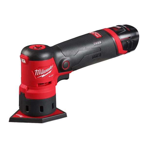 Шлифмашина вибрационная аккумуляторная бесщёточная MILWAUKEE M12 FDSS-422X (ЗУ+2акк.+HDкейс)