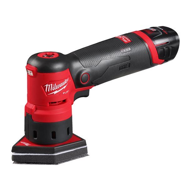 Шлифмашина вибрационная аккумуляторная бесщёточная MILWAUKEE M12 FDSS-422X (ЗУ+2акк.+HDкейс)