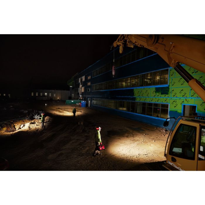 Фонарь светодиодный аккумуляторный налобный (зарядка через USB) MILWAUKEE L4 HL-VIS-301