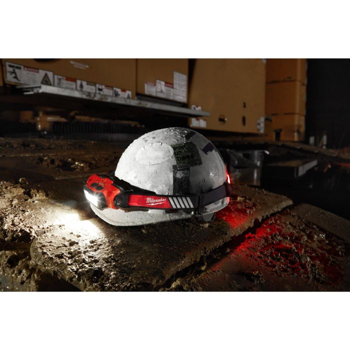 Фонарь светодиодный аккумуляторный налобный (зарядка через USB) MILWAUKEE L4 HL-VIS-301
