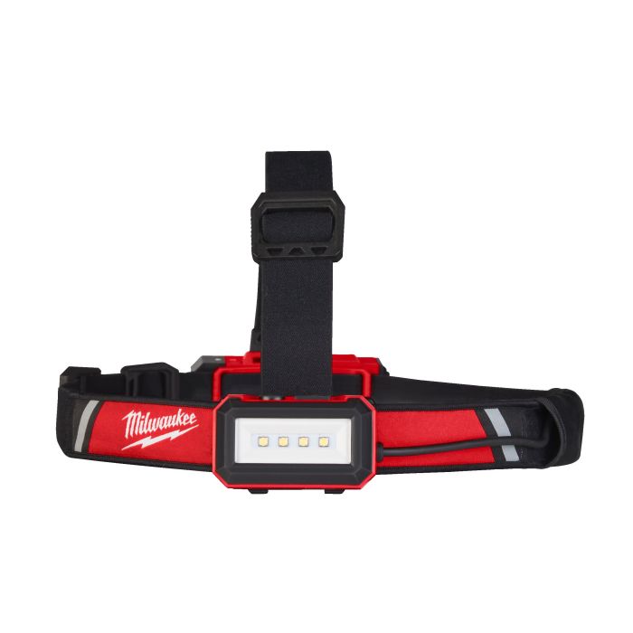 Фонарь светодиодный аккумуляторный налобный (зарядка через USB) MILWAUKEE L4 HLRP-301