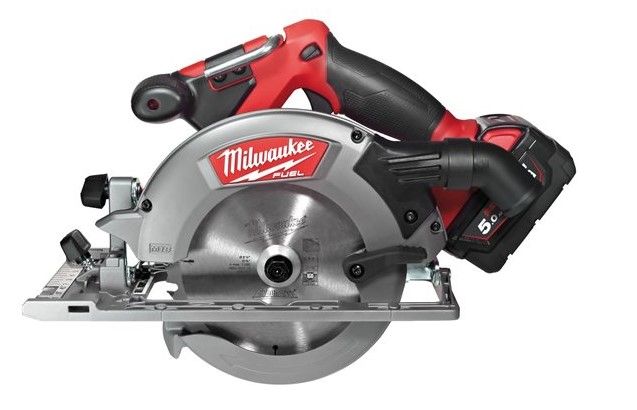Пила дисковая аккумуляторная бесщеточная MILWAUKEE M18 CCS55-0Х Ø165мм (каркас+HDкейс)
