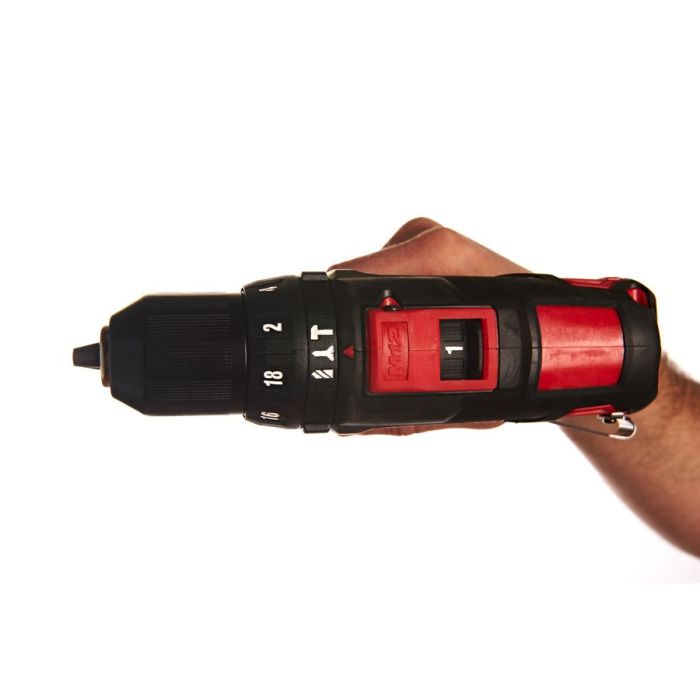 Дрель-шуруповёрт аккумуляторная ударная MILWAUKEE M12 BPD-402C (30Нм)(ЗУ+2ак.Х4Ач+кейс)