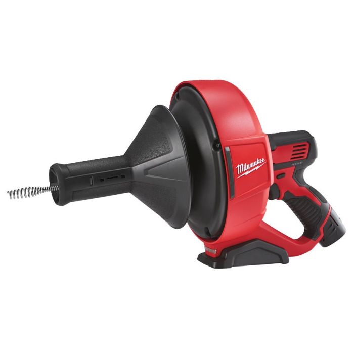 Машина прочистная аккумуляторная MILWAUKEE M12 BDC6-202C трос 6м (ЗУ+2акк.Х2Ач+ведро)