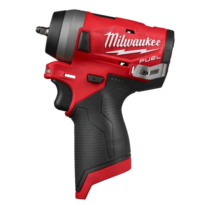 Гайковерт аккумуляторный бесщеточный MILWAUKEE 1/4" (136 Нм) M12 FIW14-0, с кольцом (каркас)