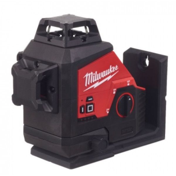 Нивелир лазерный аккумуляторный 3D MILWAUKEE M12 3PL-0C (360˚, зелёный луч)