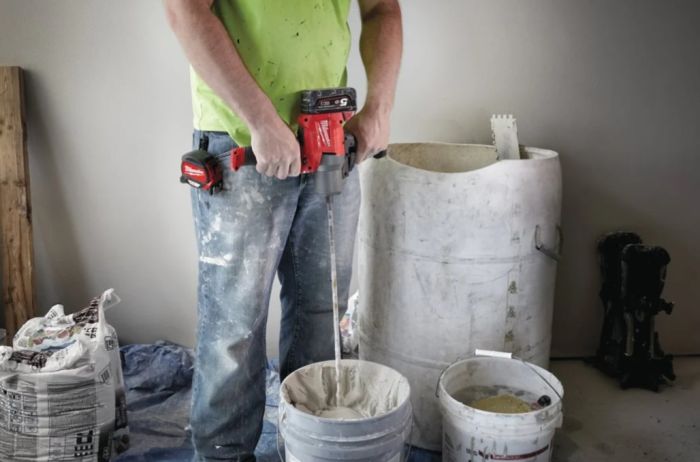 Миксер аккумуляторный бесщеточный MILWAUKEE M18 FPM-0X (каркас+HDкейс)