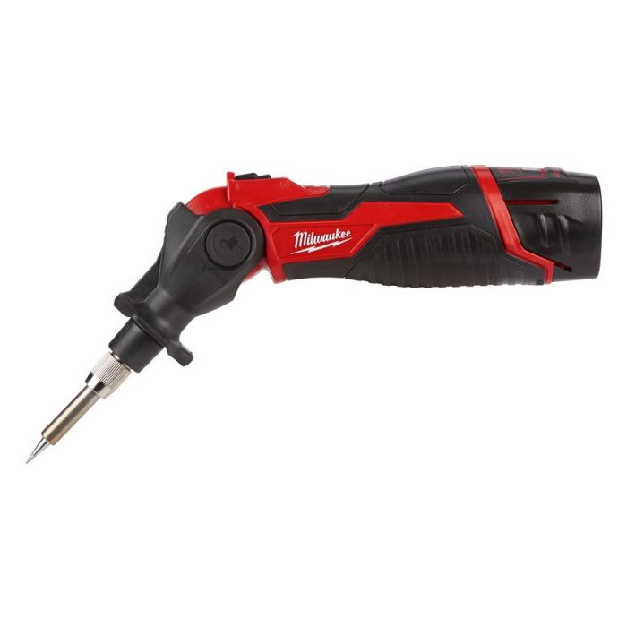 Паяльник аккумуляторный MILWAUKEE M12 SI-201C (ЗУ+1акк.Х2Ач+кейс)