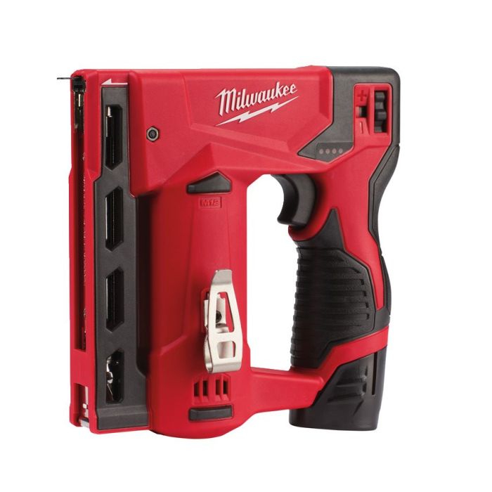 Степлер скобозабивной аккумуляторный MILWAUKEE M12 BST-202X (ЗУ+2акк.Х2ач+HDкейс)