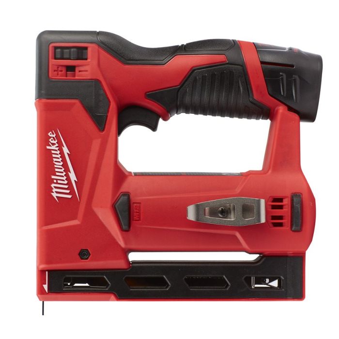 Степлер скобозабивной аккумуляторный MILWAUKEE M12 BST-202X (ЗУ+2акк.Х2ач+HDкейс)