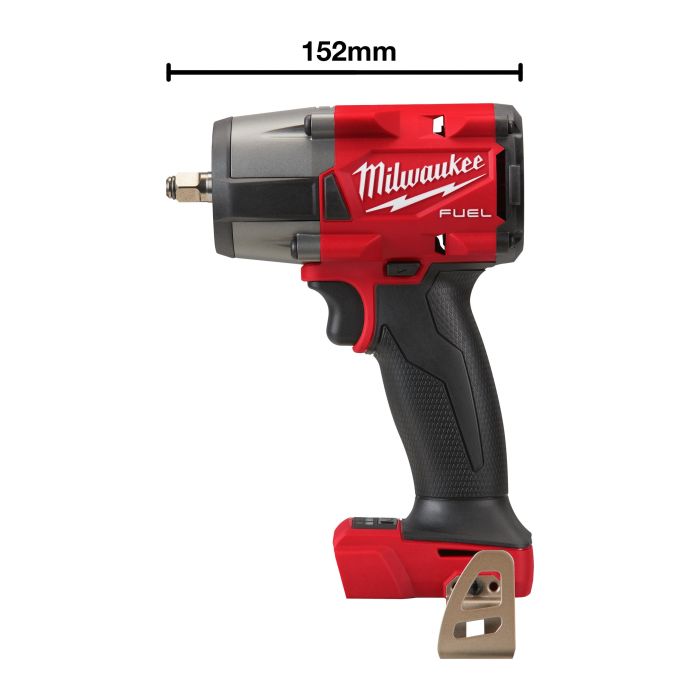 Гайковерт аккумуляторный бесщеточный MILWAUKEE 3/8" (813Нм) М18 FMTIW2F38-0X, с кольцом (каркас)