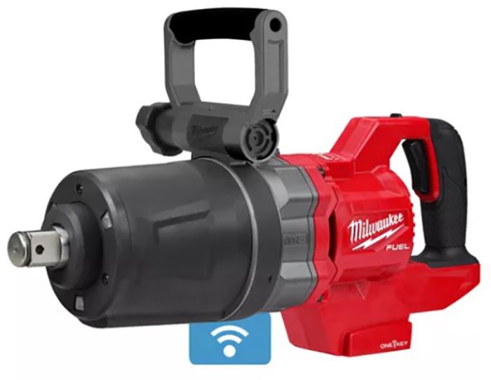 Гайковерт аккумуляторный бесщеточный MILWAUKEE 1'' (2711Нм) M18 ONEFHIWF1DS-121C, с кольцом(ЗУ+1ак.)
